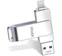 Clé USB iDiskk 256GB MFi pour iPhone - Stockage Externe Légère