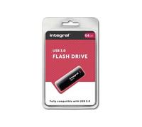 Integral Clé USB Drive USB 3.0 64 Go Noire