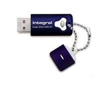 Integral Clé 16 Go USB 3.0 Crypto Dual Chiffrement Matériel AES-256 certifiée Fips 197 Bleu