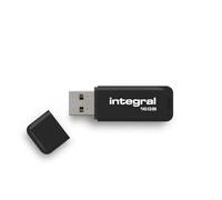 Clé USB Integral Neon 16Go Noir - Design fluorescent - Compatible PC et Mac