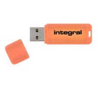 Clé USB Integral Neon 64 Go USB 2.0 orange