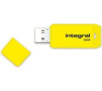 Clé USB intégrale Neon 32GB gb (jaune)