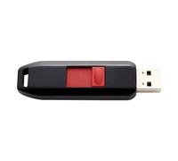 Intenso 8GB USB2.0 lecteur USB flash 8 Go USB Type-A 2.0 Noir, Rouge