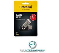 Intenso Basic Line Clé USB 2.0 32 Go Argent/Noir