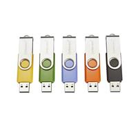 Clé USB - Intenso - Basic Line - Lot de 5 - 64 Go - USB 2.0 - Étiquettes pratiques