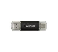 Intenso Twist Line 512 Go, Double clé USB 3.2 Gen 1x1, USB-C et USB-A, 70 Mo/s, Anthracite