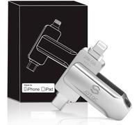 Clé-USB-iPhone 256GB Go-Clés-USB-Lightning-iPhone-Stockage Certifié MFi iPhone-Photo-Stick Extension-Memoire-iPhone-USB-Stick Clé de Mémoire iPad Pro Clé USB C Android Clé USB Flash pour iPhone Drive