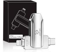 Clé-USB-iPhone 512GB Go-Clés-USB-Lightning-iPhone-Stockage-Externe Certifié MFi iPhone-Photo-Stick Extension-Memoire-iPhone-USB-Stick Clé de Mémoire iPad Clé USB C Android Clé USB Flash iPhone Drive