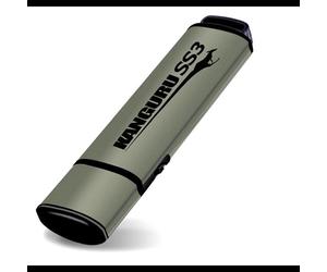 Clé USB iStorage Kanguru SS3 32GB USB 3.2 Gen 1 Type-A lecture 105Mo/s écriture 78Mo/s aluminium
