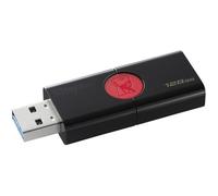 Clé USB - KINGSTON - DataTraveler 106 DT106 - 128 Go - USB 3.1 Gen 1 - Noir - Rouge