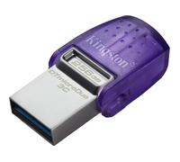 Clé USB Kingston DataTraveler microDuo 3C 128 Go, USB Gen 3 Type-C et Type-A - DTDUO3CG3/256 Go