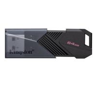 Kingston DataTraveler Exodia Onyx Clé USB Flash Drive 3.2 Gen 1 DTXON/64GB- avec capuchon rétractable élégant
