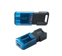 Clé USB Kingston DT80M USB 3.2 Gen 1 DataTraveler 80 M USB-C avec capuchon mobile 64 Go 128 Go 256 Go USB Type-C stylo USB pendrive 64G,128G,256GBAlliage de zinc