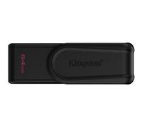 Clé USB Kingston Technology DataTraveler Exodia S 64 Go USB 3.2 Gen 1 Noir