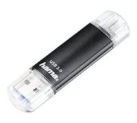 Hama Laeta Twin lecteur USB flash 16 Go 3.2 Gen 1 (3.1 Gen 1) Noir