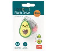 Legami - Clé USB 3.0, 32 Go, Ultra Rapide, revêtement en PVC Souple, 4x4,8 cm, thème Avocat