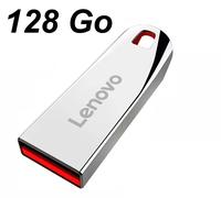 Clé USB Lenovo 128 Go Ultra Rapide, Design Métallique, USB 3.0