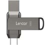 Lexar lecteur USB flash JumpDrive LJDD400128G-BNQNG 128 Go USB Type-C 3.2 Gen 1 Gris