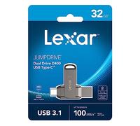 LEXAR Clé USB JumpDrive D400 32 Go Type-C/Type-A USB 3.1