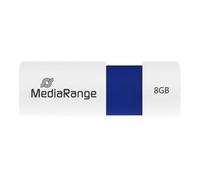 MediaRange Clé USB MR971 8 Go USB Type A 2.0 Bleu/Blanc