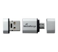 Cle USB MediaRange Nano 8Go Noir Argent