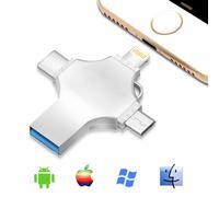CLE USB OTG IPHONE 5 5S 6 6S PLUS 7 8 MICRO USB TYPE C CAPACITE 16GB