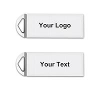 Clé USB Personnalisé avec Logo Text，Clés USB 32/64/128Go Personnalisable avec Texte Photo,Micro Clé Usbs en Boîtier Métal avec Design ((Gravure au Laser) D, 64, GB)