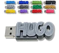 Clé USB Personnalisée avec Votre Texte (8 Go, Argent) - Un Cadeau Original et Unique - USB 3.0