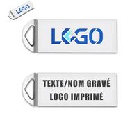 Clé USB Personnalisée - Texte Nom Gravé & Photo Logo Imprimé, Cle USB 32Go / 64Go / 128Go, Mini Clé USB 2.0, Lecture Rapide et Forte Compatibilité, 9 Styles au Choix (Style 8, 32.0, GB)