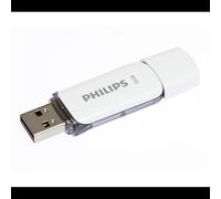 Clé USB Philips FM32FD70B/00 32 Go USB Type-A 2.0 Blanche Format Casquette Dimensions 20x9x59mm, Poids 8g, Plug & Play avec Voyant LED