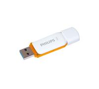 Clé USB Philips Snow 2.0 128 Go Blanc et orange