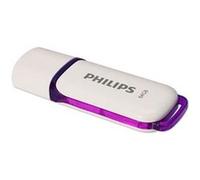 Clé USB Philips Snow 2.0 64 Go Blanc et Violet E