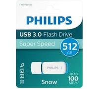 Philips Snow Édition Super Speed clé USB 3.0 512 Go pour PC, Ordinateur Portable, Stockage de données informatiques, Vitesse de Lecture jusqu'à 120 Mo/s