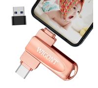 Cle USB pour i0S/Android Phone/PC. WIGONT Cle pour iphone 64 Go, Métal Clé USB iphone pour Stocker Plus de Photos et de Vidéos. Pas de Nécessité de Télécharger l'APP.