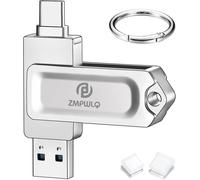 Clé USB pour iPhone 15 et iPhone 16 - Clé USB 256 Go - Clé USB 3.0 et de type C - Clé USB 3.0 et de type C - Double clé USB - Clé photo pour iPhone 15 série / iPad / Android / PC / Mac.[G958]