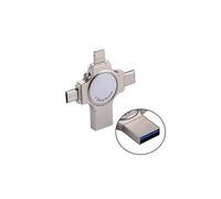 Clé usb pour iphone et ipad ipod la plupart des smartphones android pc pc 4 en 1 usb 2. 0 lightning 8 broches micro usb usb-c / type-c 64 go flash driv