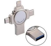 Clé usb pour iphone et ipad ipod la plupart des smartphones android pc pc 4 en 1 usb 2. 0 lightning 8 broches micro usb usb-c / type-c 64 go flash driv