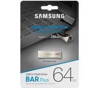 Clé USB pour Samsung BAR Plus 64GB 300MB/S Champagne Argent (MUF-64BE3/APC) G