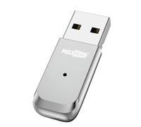 Clé USB Récepteur Bluetooth pour Ordinateur Portable ou Bureau MAXEXCELL Gris