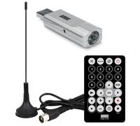 Clé USB Récepteur TNT HD - AUGUST DVB-T210 - Décodeur et Enregistreur pour Ordinateur - Tuner TV PC Windows 11 / 10 / 8 / 7 / Vista