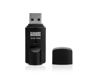 Clé USB Récepteur TNT HD Décodeur Enregistreur - August DVB-T202 - Tuner TV & Radio pour Windows 11, 10, 8, 7 - Contrôle du direct