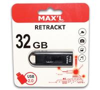 CLE USB RETRACKT 32GB MAX'L