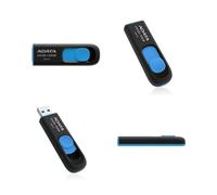 Clé USB rétractable - ADATA - V128 64Go - USB 3.0 - Bleu