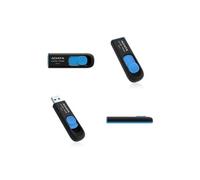 Clé USB rétractable - ADATA - V128 64Go - USB 3.0 - Bleu