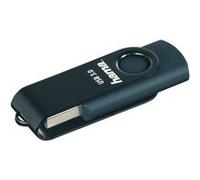 Hama Clé USB 3.0 Rotate 256 GB 90 MB/s avec accroche porte-clefs Bleu Pétrole