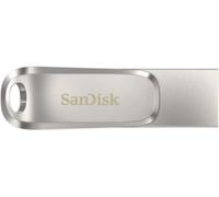 SanDisk Ultra Dual Drive Luxe lecteur USB flash 128 Go USB Type-A / USB Type-C 3.2 Gen 1 (3.1 Gen 1) Acier inoxydable
