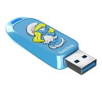 Clé USB SANDISK 256Go 3.2 Edition Schtroumpfette