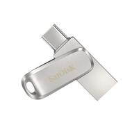 SanDisk Ultra Dual Drive Luxe USB-C 256 Go Clé USB 3.0 256 Go à double connectique USB-C / USB-A