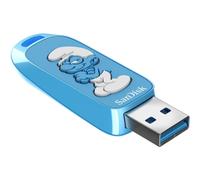 Clé USB SANDISK 64Go 3.2 Edition Schtroumpf a lunettes