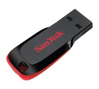 Clé USB Sandisk Cruzer Blade, 64 Go, Noir/Rouge (SDCZ50-064G-A46)
